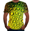 3D digital round neck short sleeve T-shirt