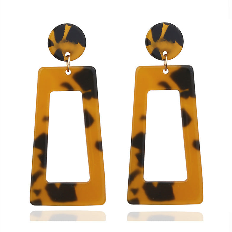 Geometric Acrylic Irregular Earrings Summer Beauty Jewelry