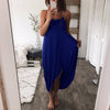 Ladies Casual Solid Color Fashion Dress Sling Skirt