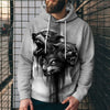 3D Digital Printing Casual Hoodie Sweatshirt