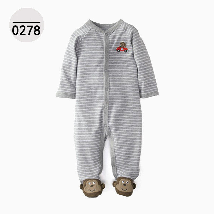 Baby's Catsuit, Button Climbing Suit, Baby's One-Piece Suit, Baby's Clothes