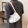 Fashion Simple One-shoulder Fold Cloud Bag