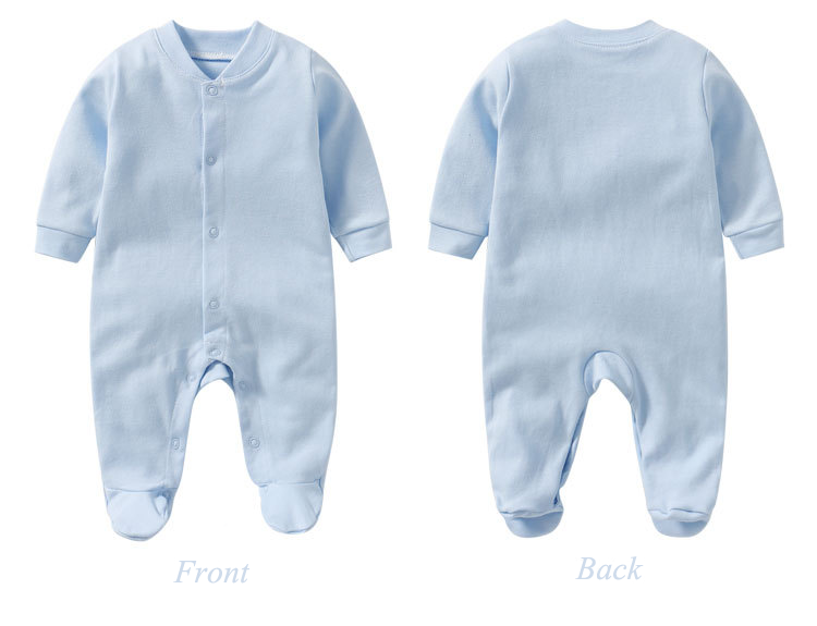 Pure Cotton Baby Footie Printed with Custom Design