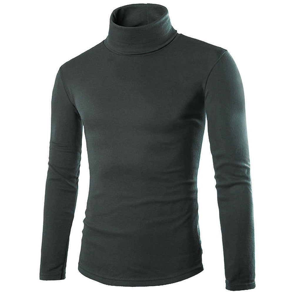 2021 Fall New Mens knitting shirt slim fit