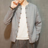 Ethnic Style Disc Button Casual Jacket