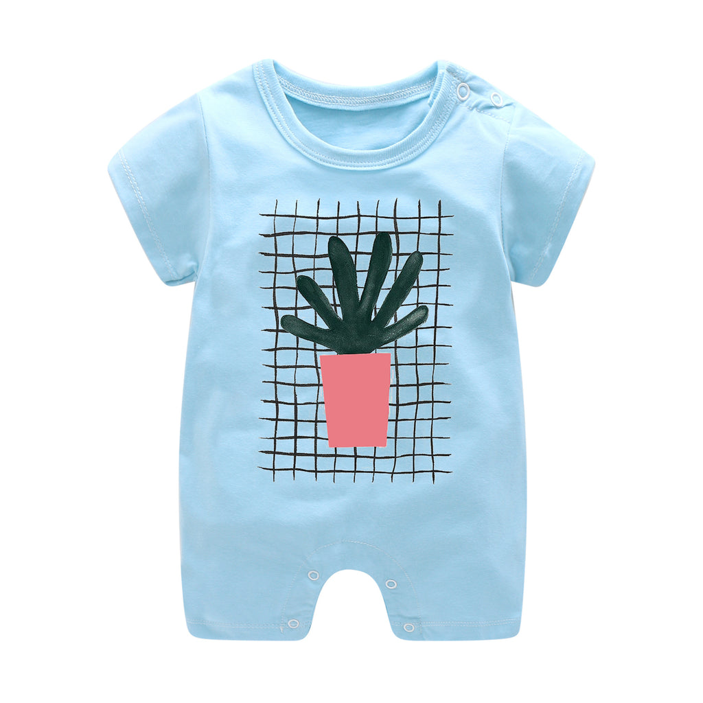 Baby cotton romper