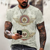 New Men Summer 3Dt Shirt Top Printing Street Short Sleeves