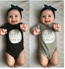 Foreign trade children's wear summer letter baby baby jumpsuit baby