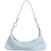 New Women's Bag Minimalist Pearl Baguette Texture Solid Color Shoulder Bag