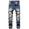 Men Ruffled Youth Straight-Leg Jeans
