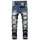 Men Ruffled Youth Straight-Leg Jeans