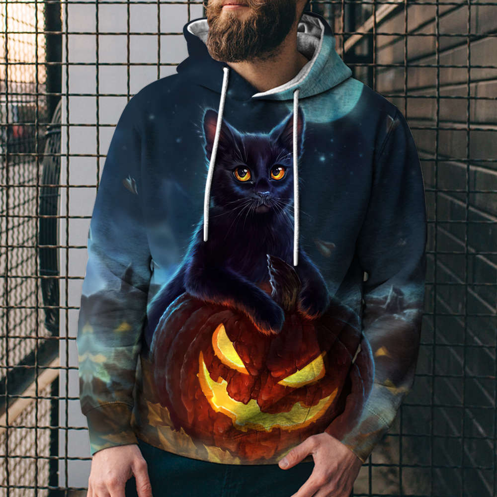 3D Digital Printing Casual Hoodie Sweatshirt