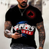 New Men Summer 3Dt Shirt Top Printing Street Short Sleeves