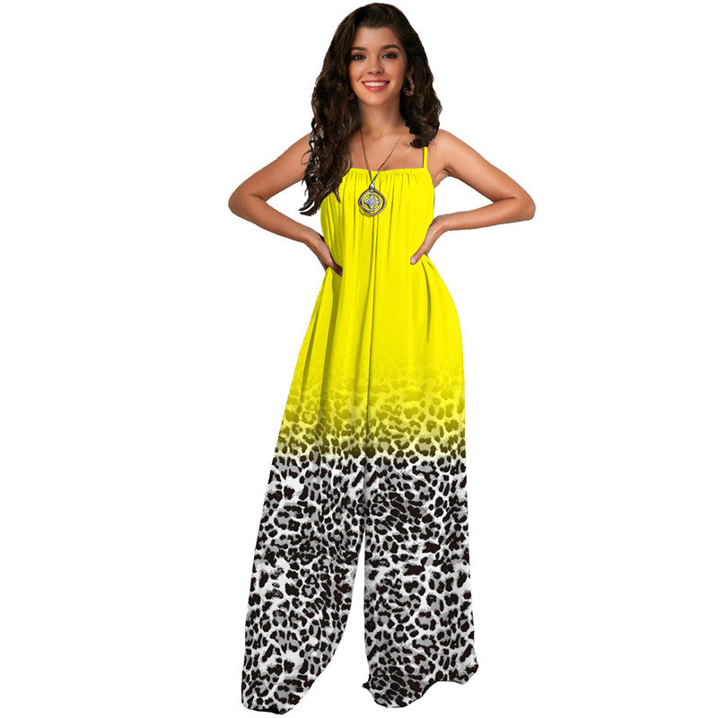 Sling wrap chest jumpsuit