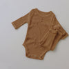 Long-sleeved Stretch Big Pit Baby Romper Bag Fart One-piece Suit