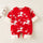 Newborn Baby Clothes Autumn And Winter Suit Plus Velvet One-piece Bottoming Shirt Tide