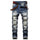 Men Ruffled Youth Straight-Leg Jeans
