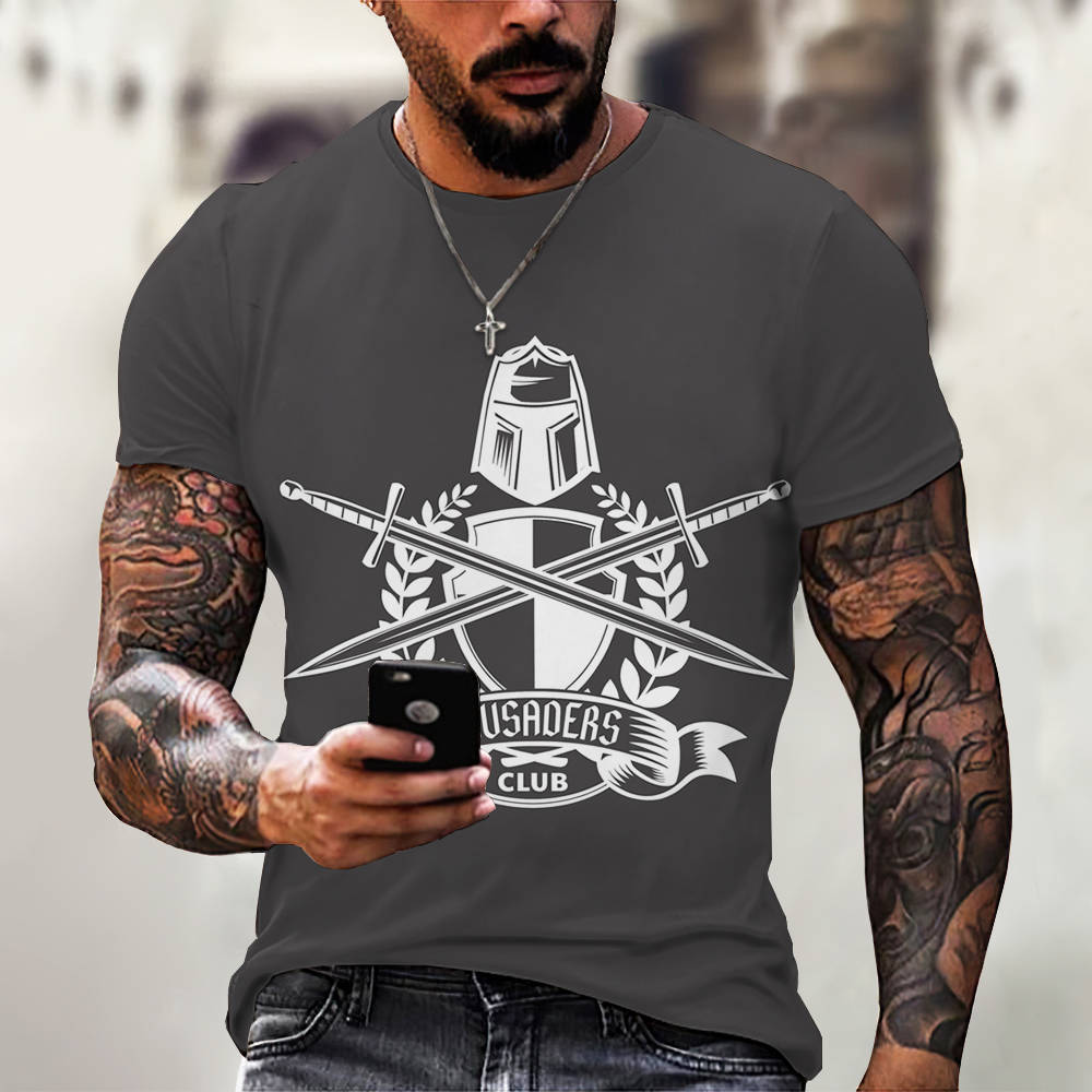 3D Digital Printing Casual Short-Sleeved T-Shirt