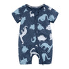 Newborn printed double zip bodysuit