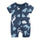 Newborn printed double zip bodysuit