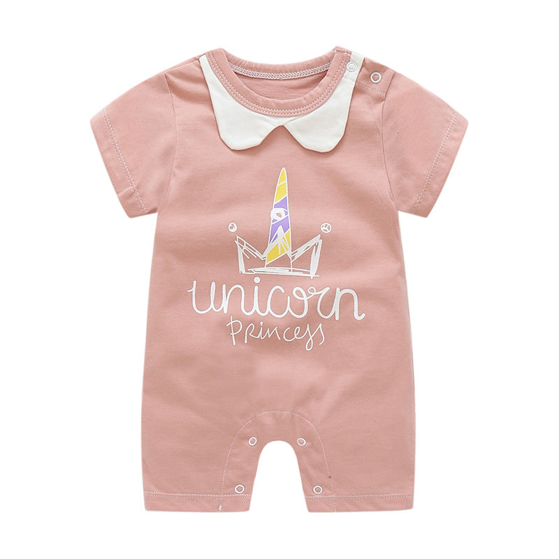 Baby cotton romper
