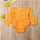 Infant And Toddler Cotton And Linen Solid Color Long-sleeved Romper Romper Bodysuit