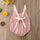 Toddler Baby Girl Summer Bowknot Romper Infant Backless Romper Sleeveless Bebes Jumpsuit Outfit 0-24Month New Born Baby Clothing