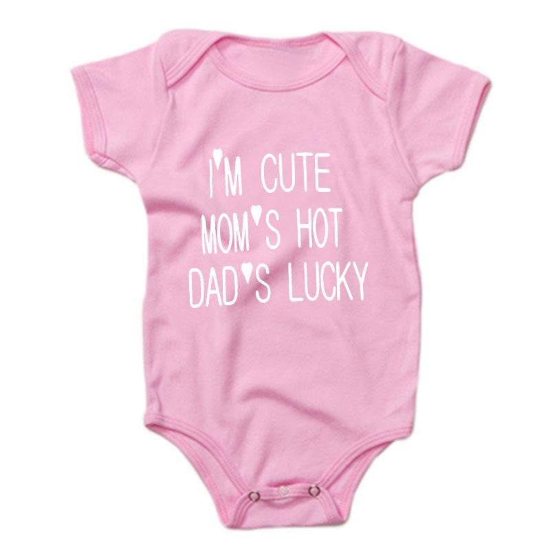 Letter print short-sleeved triangle jumpsuit