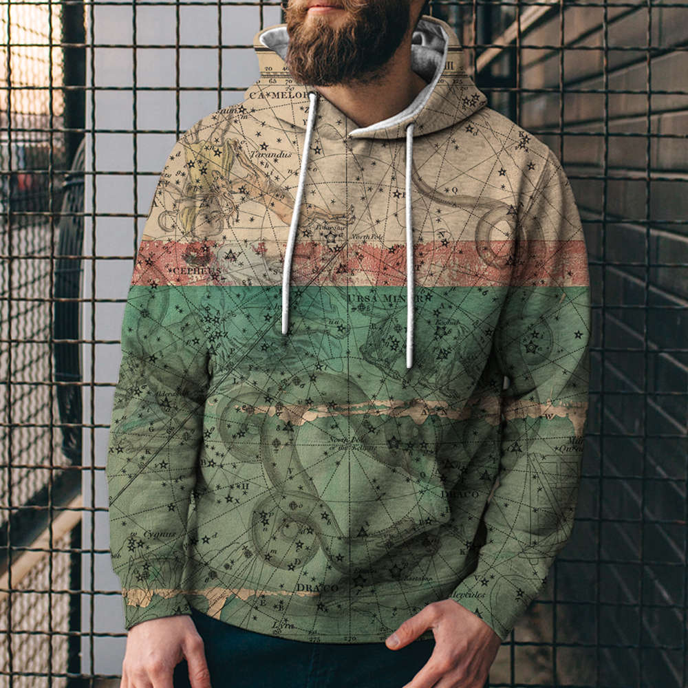 New 3D Digital Printing Sweater Hoodie