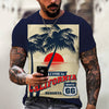 New Men Summer 3D Shirt Top Printed Street Short Sleeve