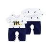 Baby onesies short-sleeved cotton baby clothes summer thin section male newborn clothes female summer romper