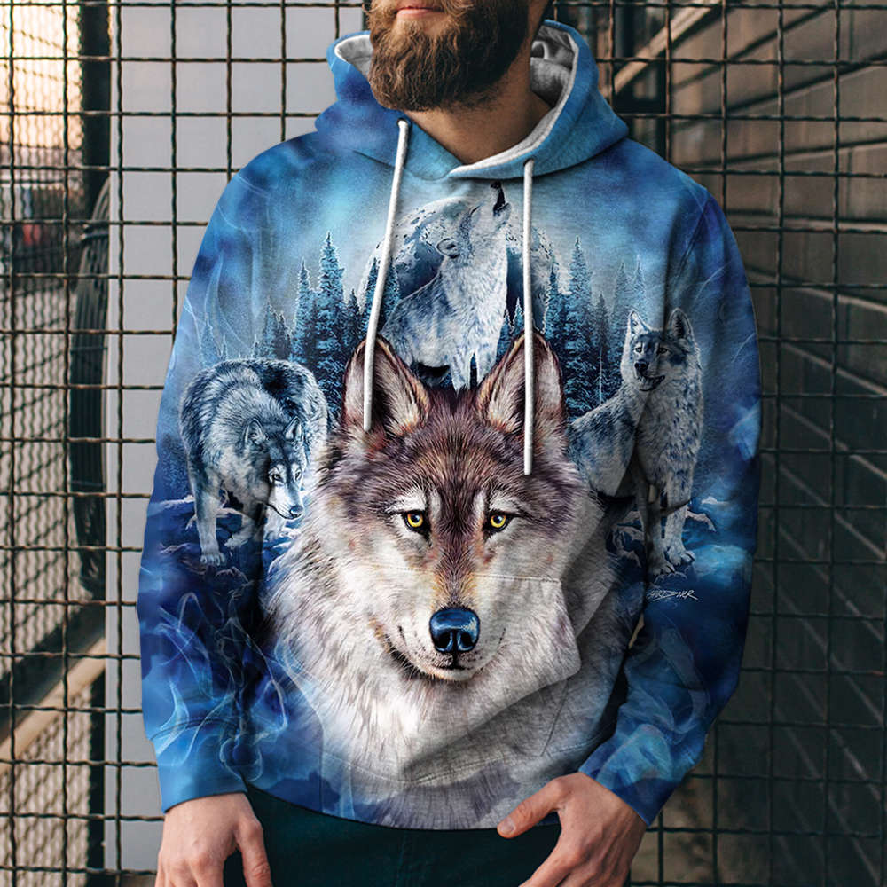 3D Digital Printing Casual Hoodie Sweatshirt