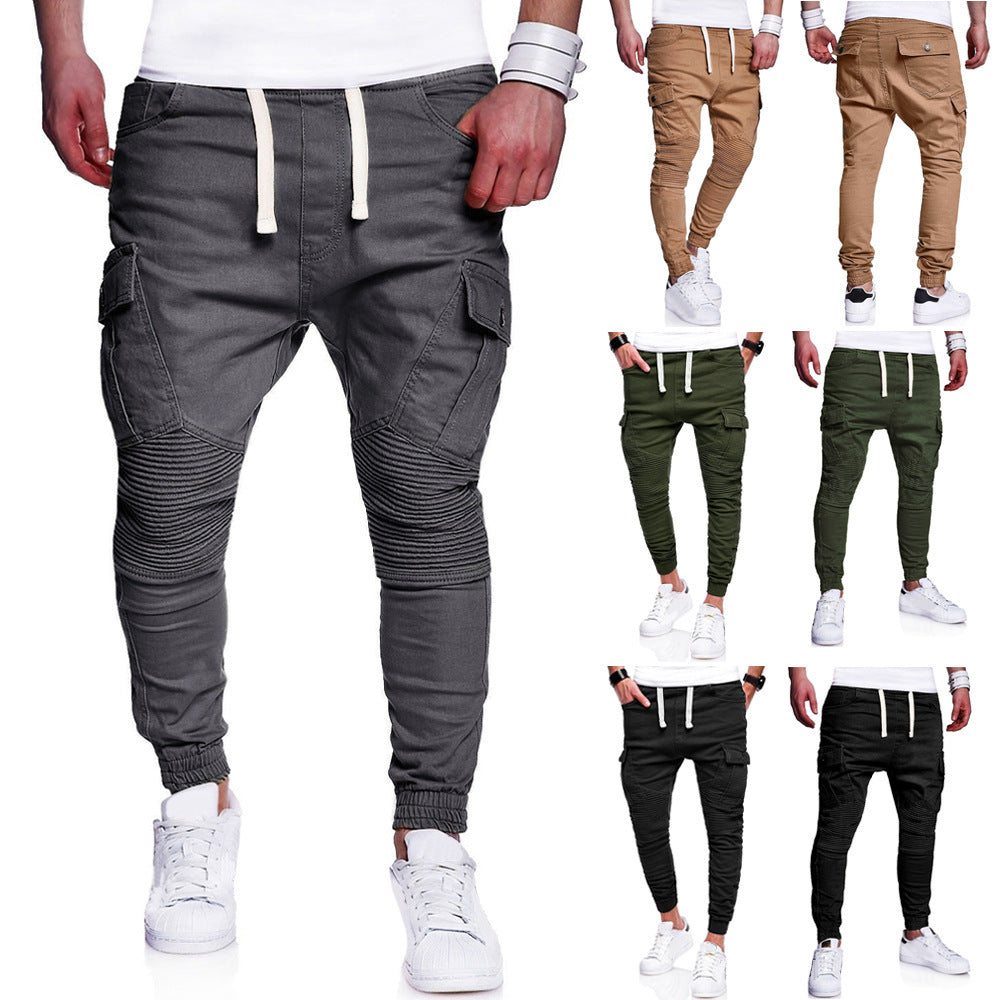 Fashion Belt Harem Casual Pants
