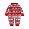 Autumn long-sleeved Christmas deer romper romper