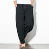 Fashion Casual Pants Imitating Linen Loose