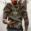 New Men Summer 3Dt Shirt Top Printing Street Short Sleeves