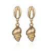 Summer Fashion Jewelry Metal Shell Conch Earrings Earrings
