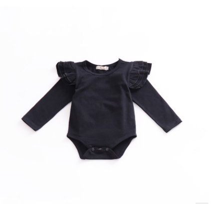 Robyn Romper  Baby Cotton Multi-color Flying Sleeves Conjoined Clothes Men And Women Baby Romper