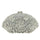 Shell-shaped flower gemstone bag evening bag rhinestone clutch