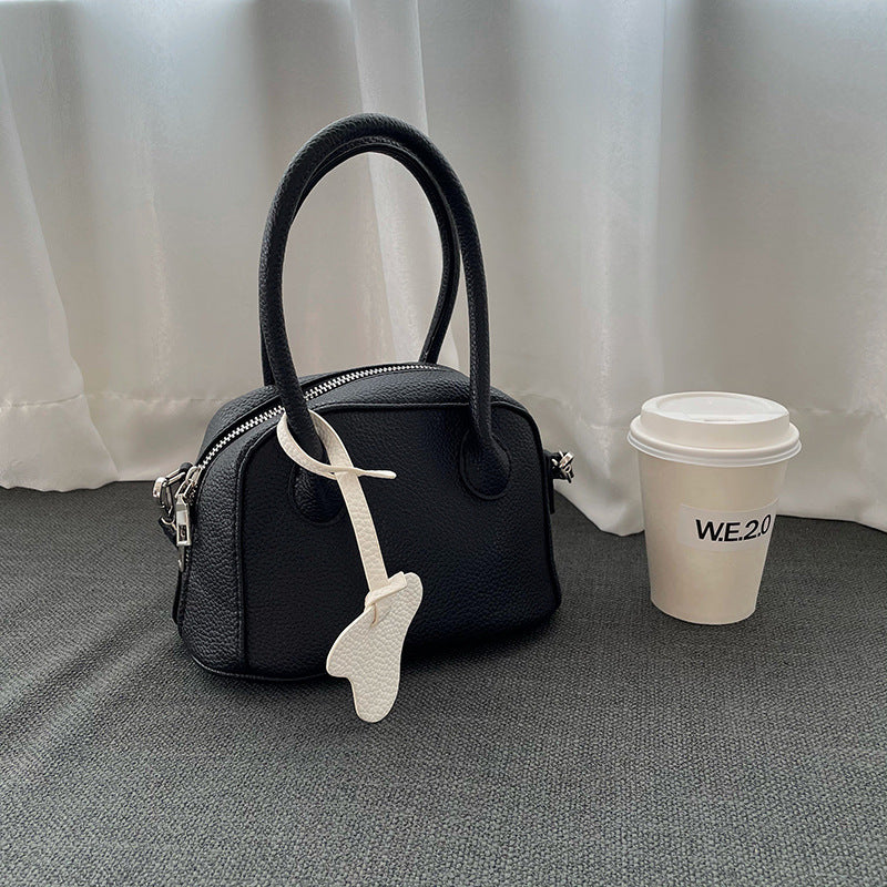 Blue Lychee Pattern One-shoulder Portable Shell Bag