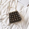 Chain pearl shoulder bag