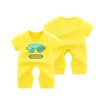 Baby onesies short-sleeved cotton baby clothes summer thin section male newborn clothes female summer romper