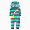 Single layer polar fleece romper zipper shirt