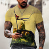 3D Digital Printing Casual Short-Sleeved T-Shirt