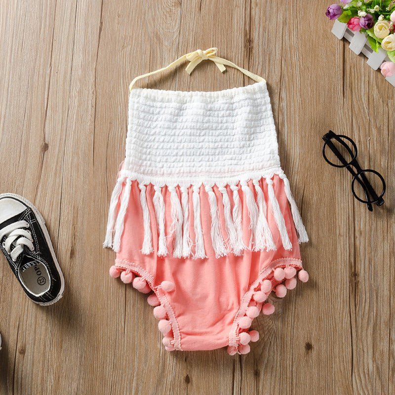 One-piece Harness Sleeveless Triangle Climbing Outfit