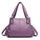 Leather three mouth women's bag single shoulder messenger handbag