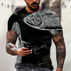 New Men Summer 3Dt Shirt Top Printing Street Short Sleeves