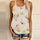 Sunflower Print Cutout Back Camisole Top Women