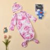 Tie-dye Long-sleeved Baby Sleeping Bag Cotton Suit For Boys And Girls