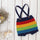 Knitted Rainbow Rompers